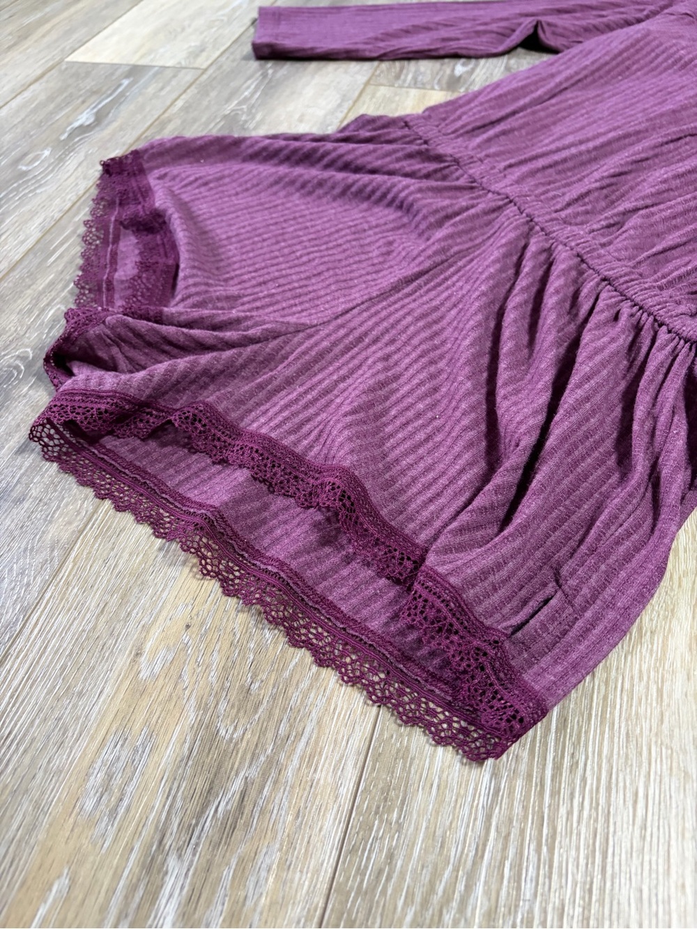 Victoria Secret Purple Ribbed Romper - Picture 5 of 12